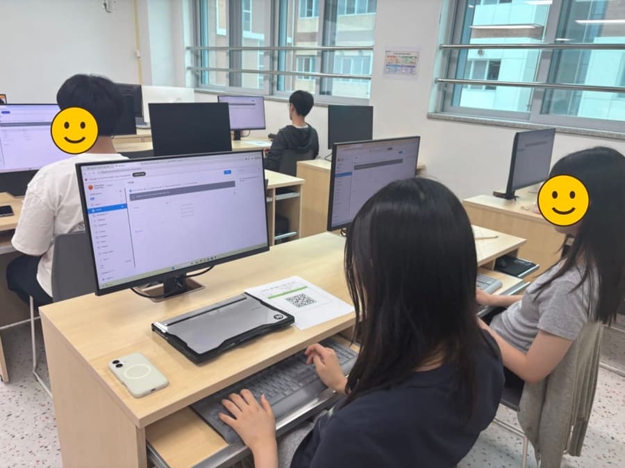 고등학교 AI 챗봇 만들기 수업, 주문받는 챗봇을 웹앱까지 (인천 호연고)