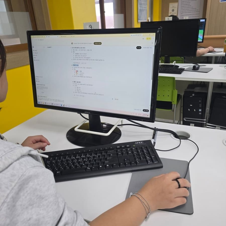 고등학교 창의적체험활동 숏츠 제작, 완성한 영상을 함께 보는 시간 (성남 분당경영고)