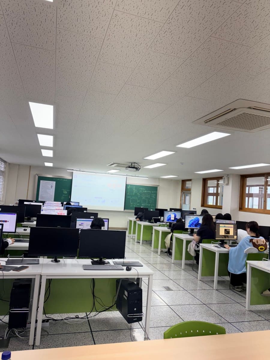 고등학교 데이터 시각화 수업, 워드클라우드로 텍스트 읽기 (성남 분당경영고)