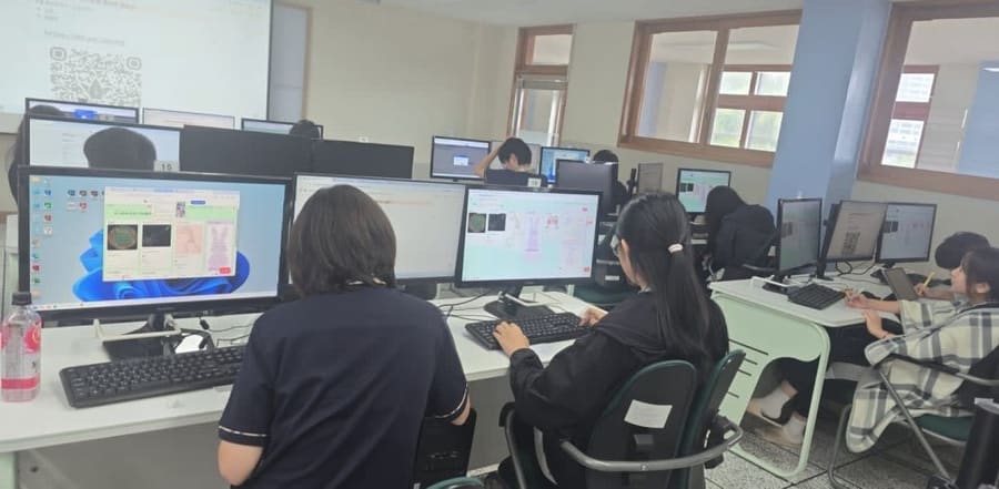 고등학교 진로체험 브랜딩 수업, 나를 설명하는 키워드로 만든 포스터 (성남 분당경영고)