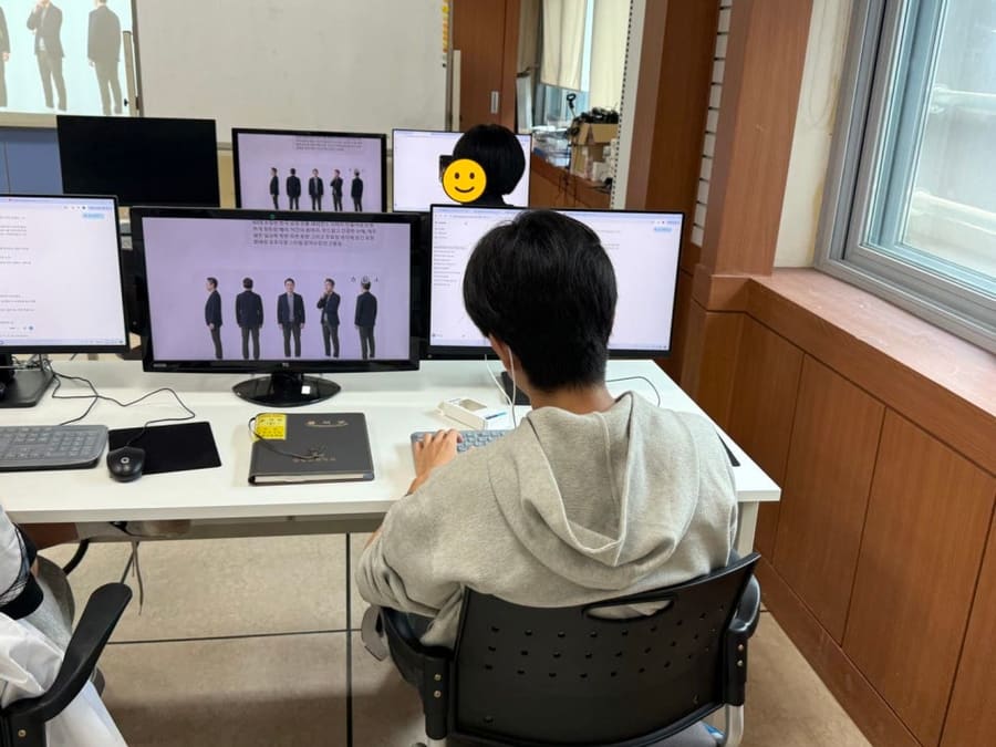 고등학교 숏폼 수업, AI가 만든 자동 완성본을 다시 고치기 (가평 청평고)