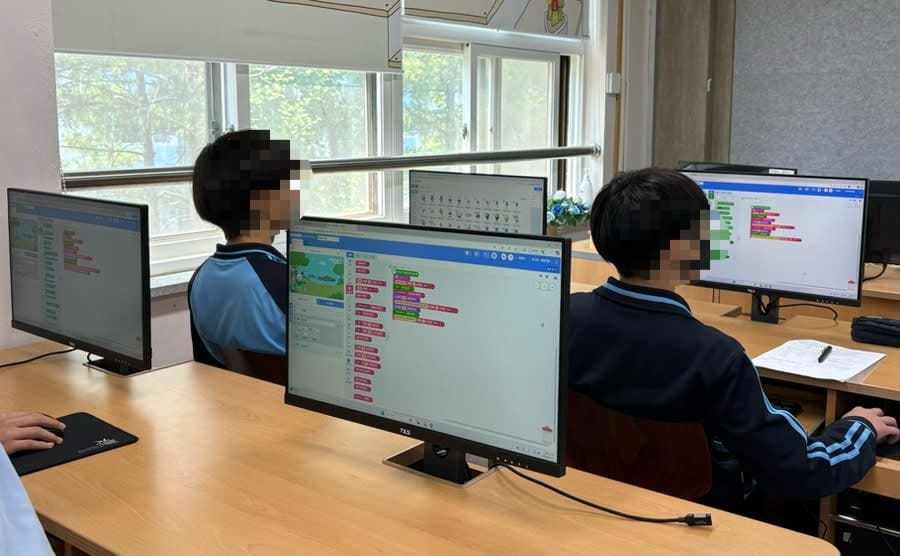 중학교 데이터 수업, 엔트리로 공공데이터 분석하기 (발산중)