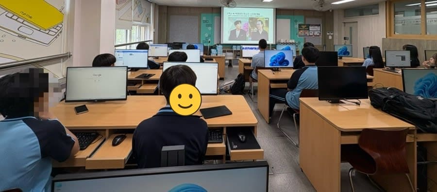 중학교 데이터 수업, 엔트리로 공공데이터 분석하기 (발산중)