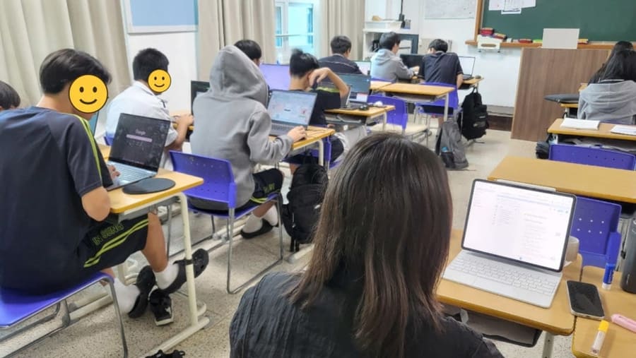 고등학교 빅데이터 수업, 공공 날씨 API로 데이터 모으기 (광명 진성고)