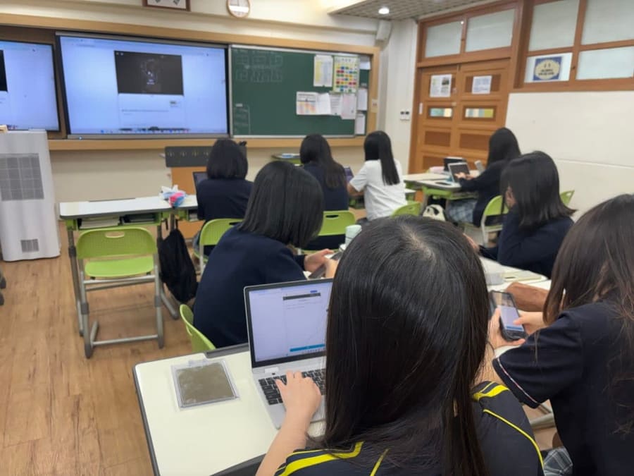 휘경여자중학교 유튜브 크리에이터 체험 수업 데이터 분석부터 쇼츠 제작까지 실습 과정 공유