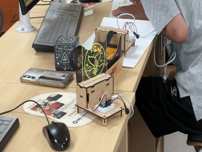 Making a Singing LED Mood Light with ChatGPT class photo 2