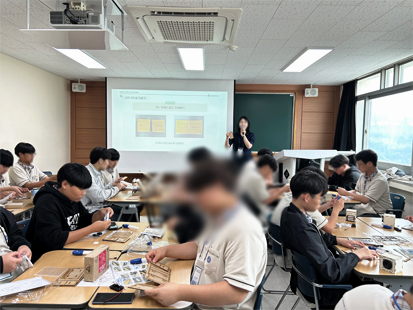 LED 무드등 만들기 교육사진 2