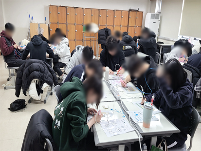 3D펜으로 LED 인테리어 소품 만들기 교육사진 5