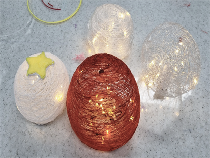 3D펜으로 LED 인테리어 소품 만들기 교육사진 6